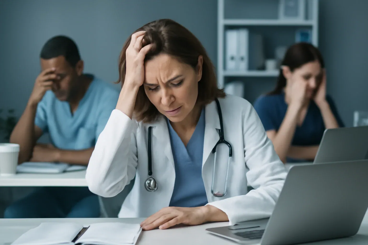 Imagem editorial para Burnout (Esgotamento Profissional): Causas, Prevenção e Tratamento