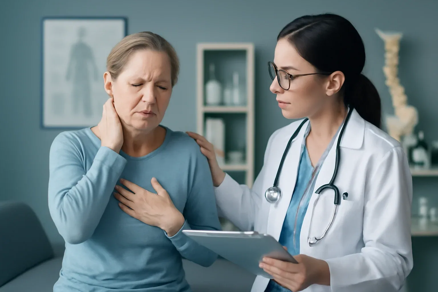 Imagem editorial para Fibromialgia: O que é, Sintomas, Prevenção e Diagnóstico