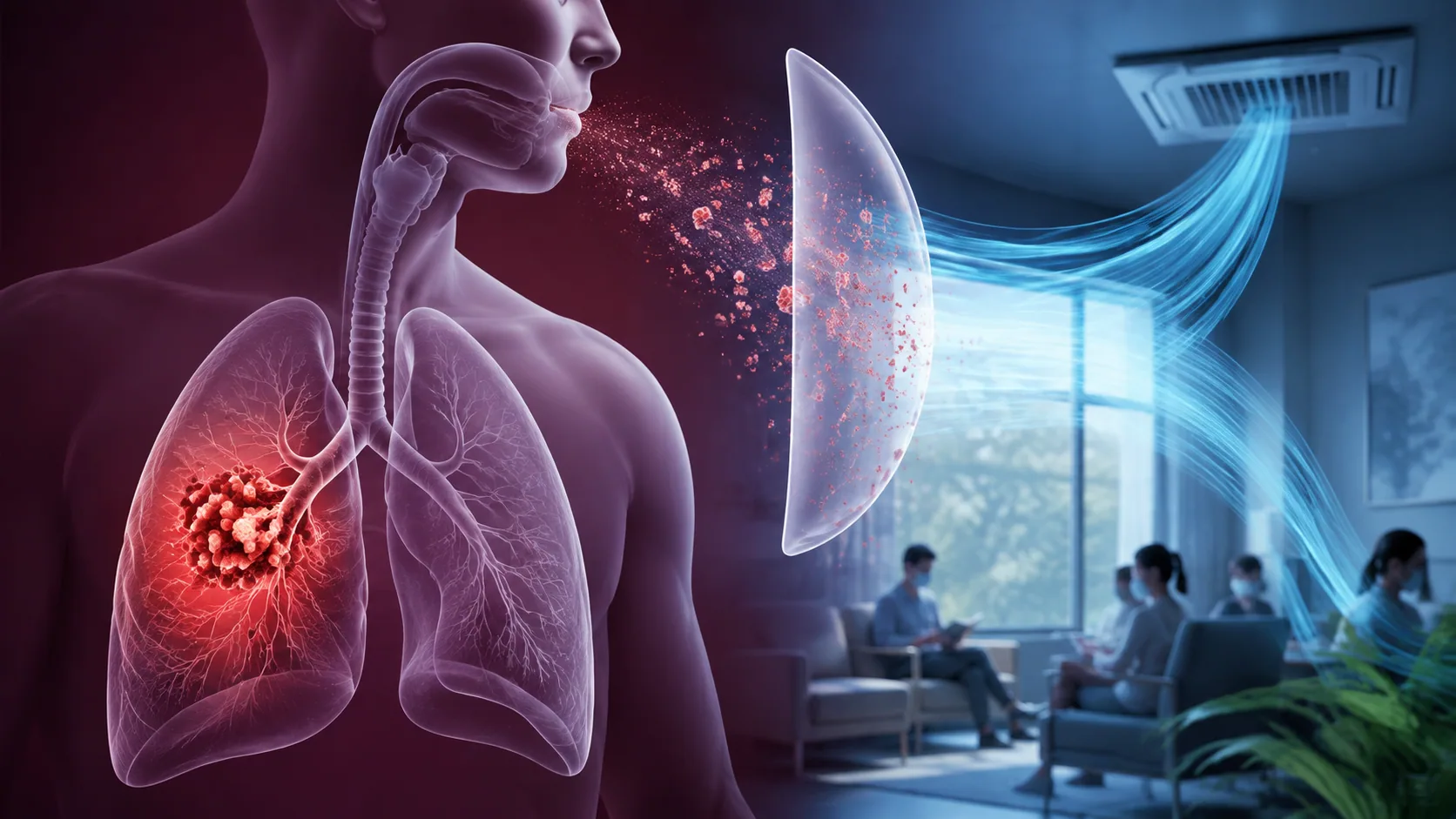 Ilustração editorial sobre tuberculose