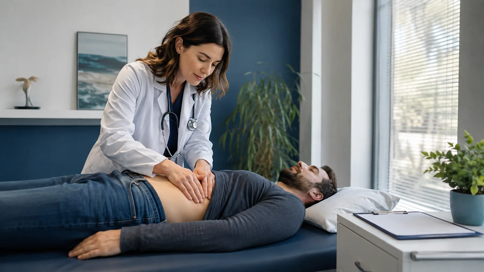 Imagem editorial sobre Como é feita a avaliação médica de virose? Guia completo