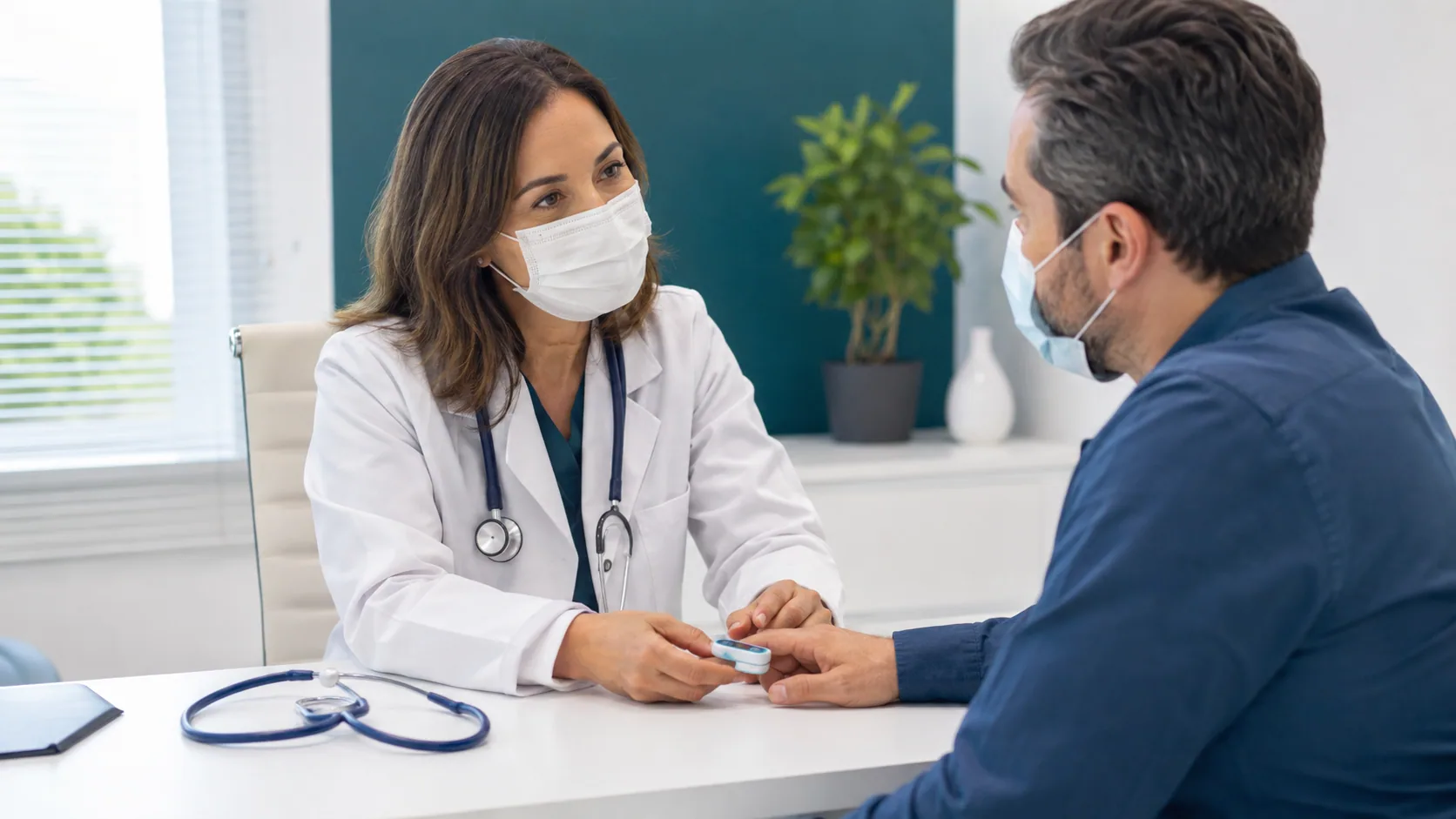 Imagem editorial sobre Como é feita a avaliação médica de Covid-19? Guia completo