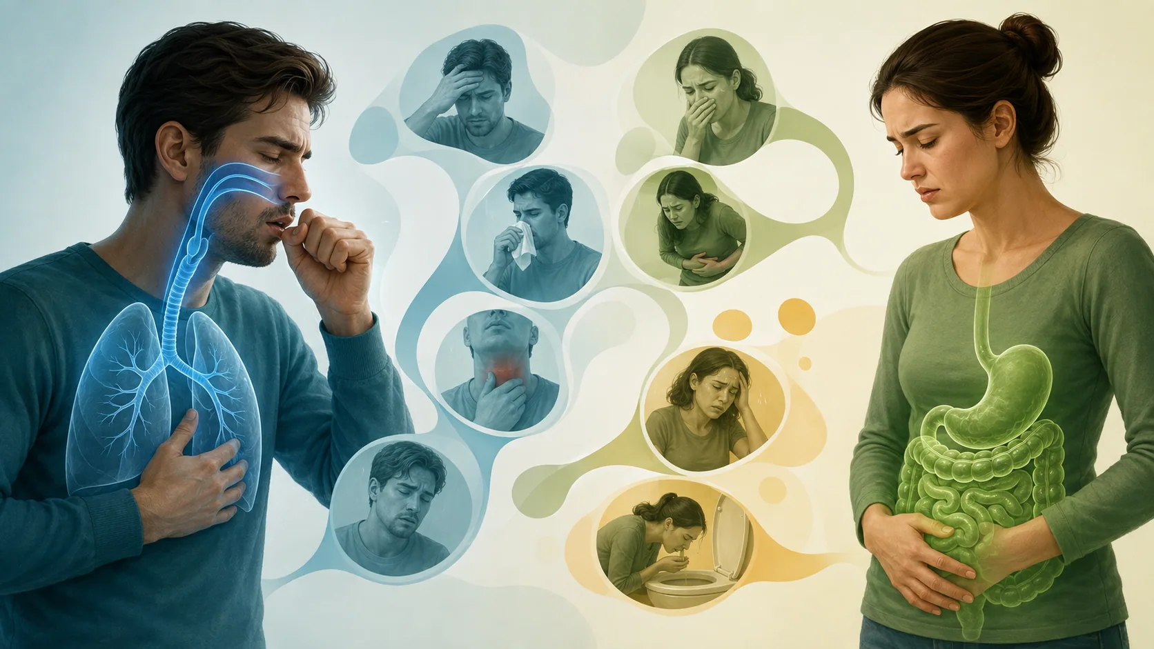 Imagem editorial sobre Virose ou gastroenterite: como diferenciar os sintomas?
