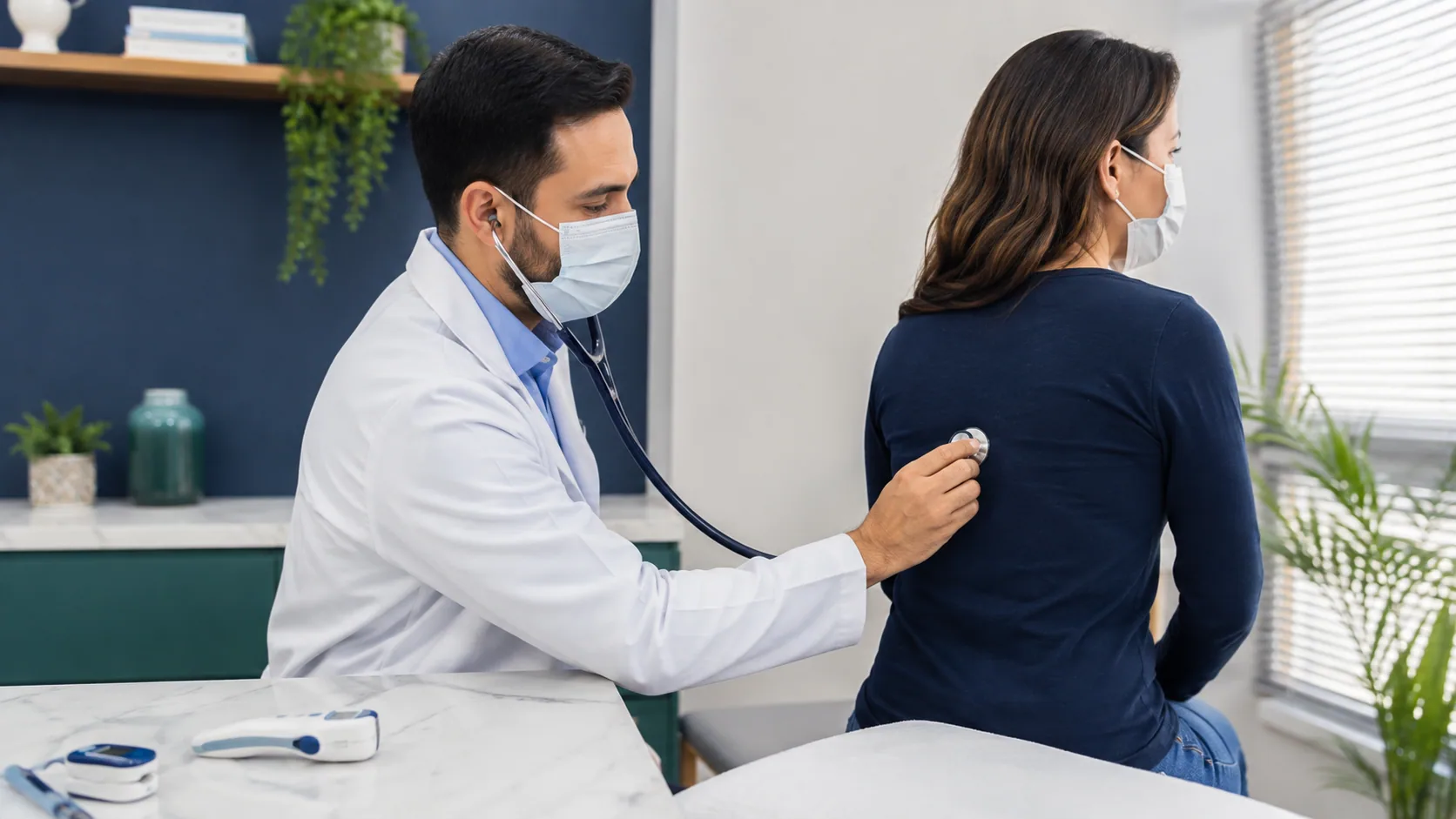 Imagem editorial sobre Como é feita a avaliação médica de gripe e influenza?